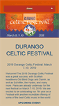 Mobile Screenshot of durangocelticfestival.com